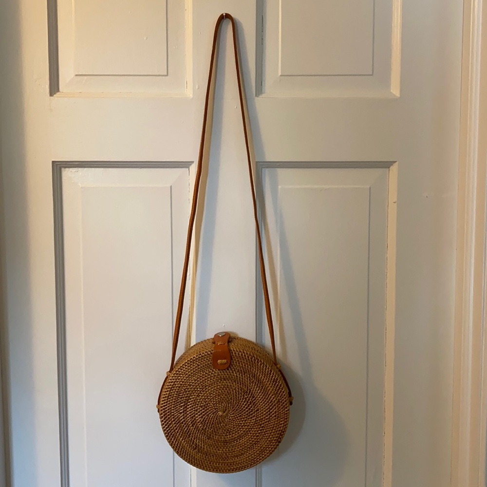 Faithful the Brand Straw Circle Bag